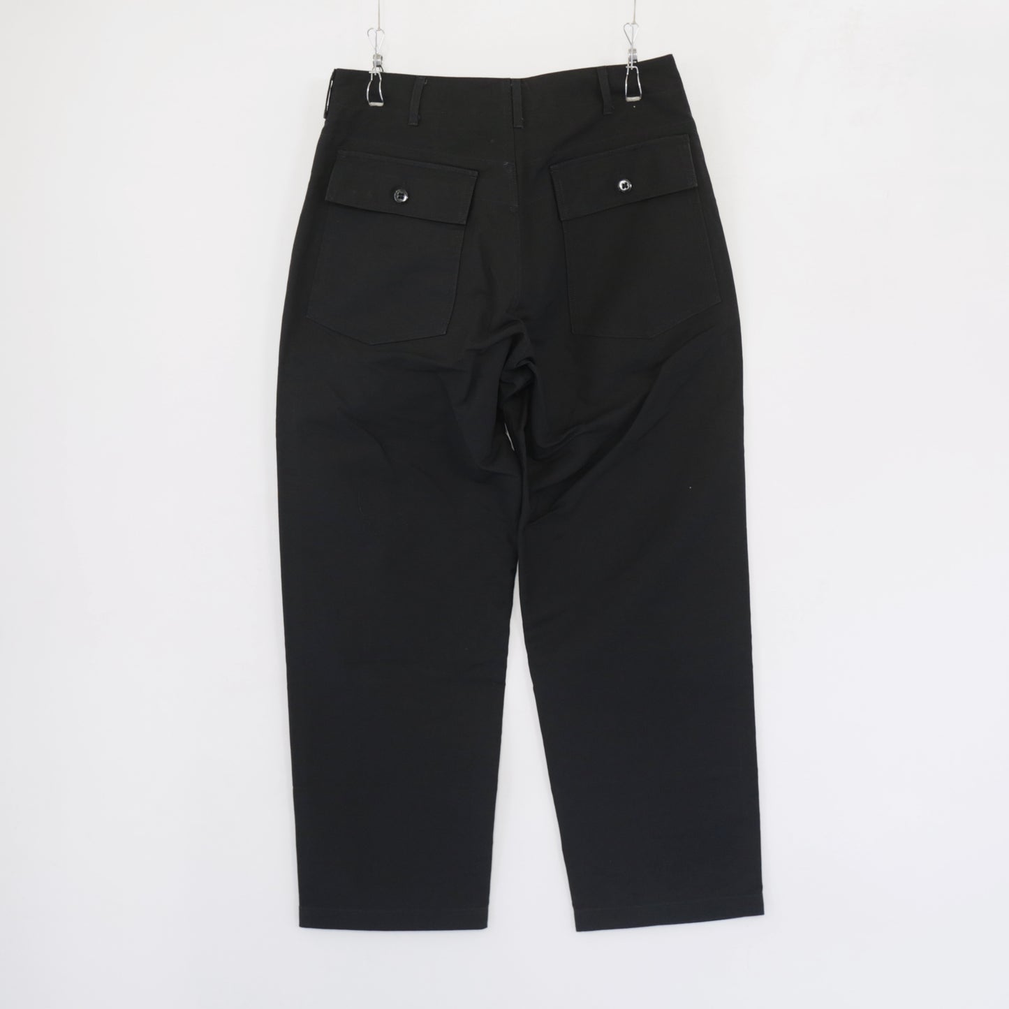 Fatigue Pant - Cotton Double Cloth｜Black