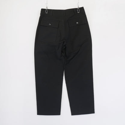 Fatigue Pant - Cotton Double Cloth｜Black