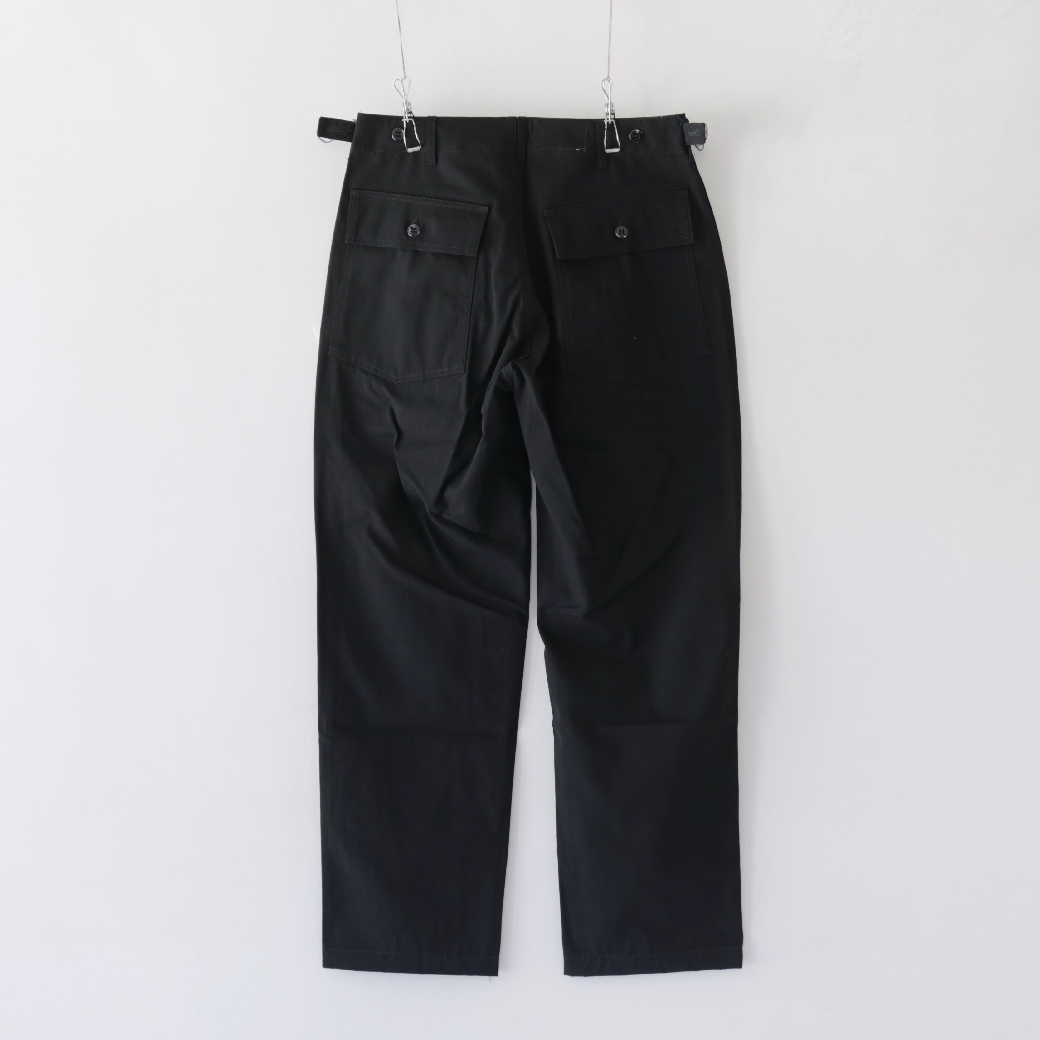 Fatigue Pant - Heavyweight Cotton Ripstop｜Black – everly