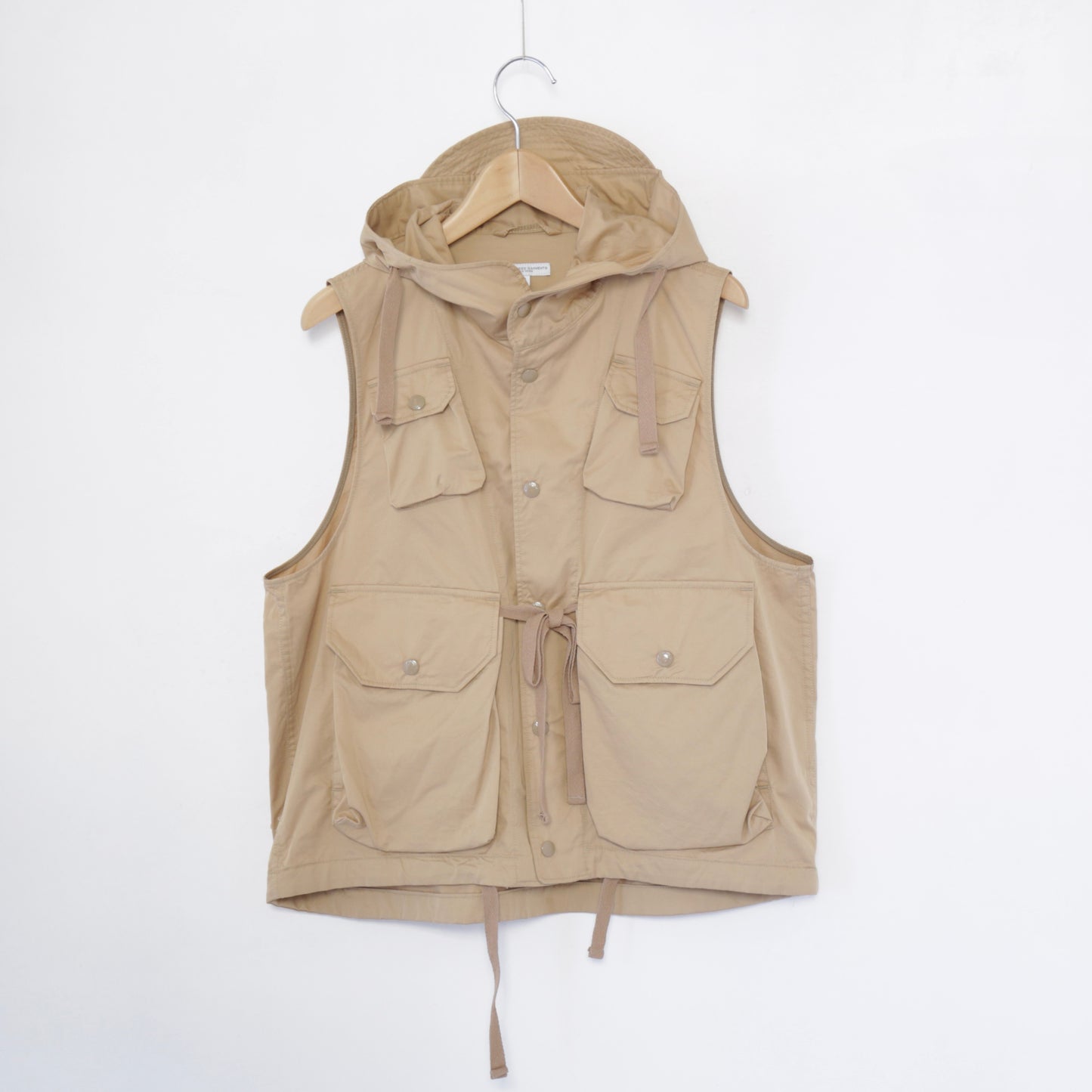 Field Vest - Cotton Super Fine Twill｜Khaki