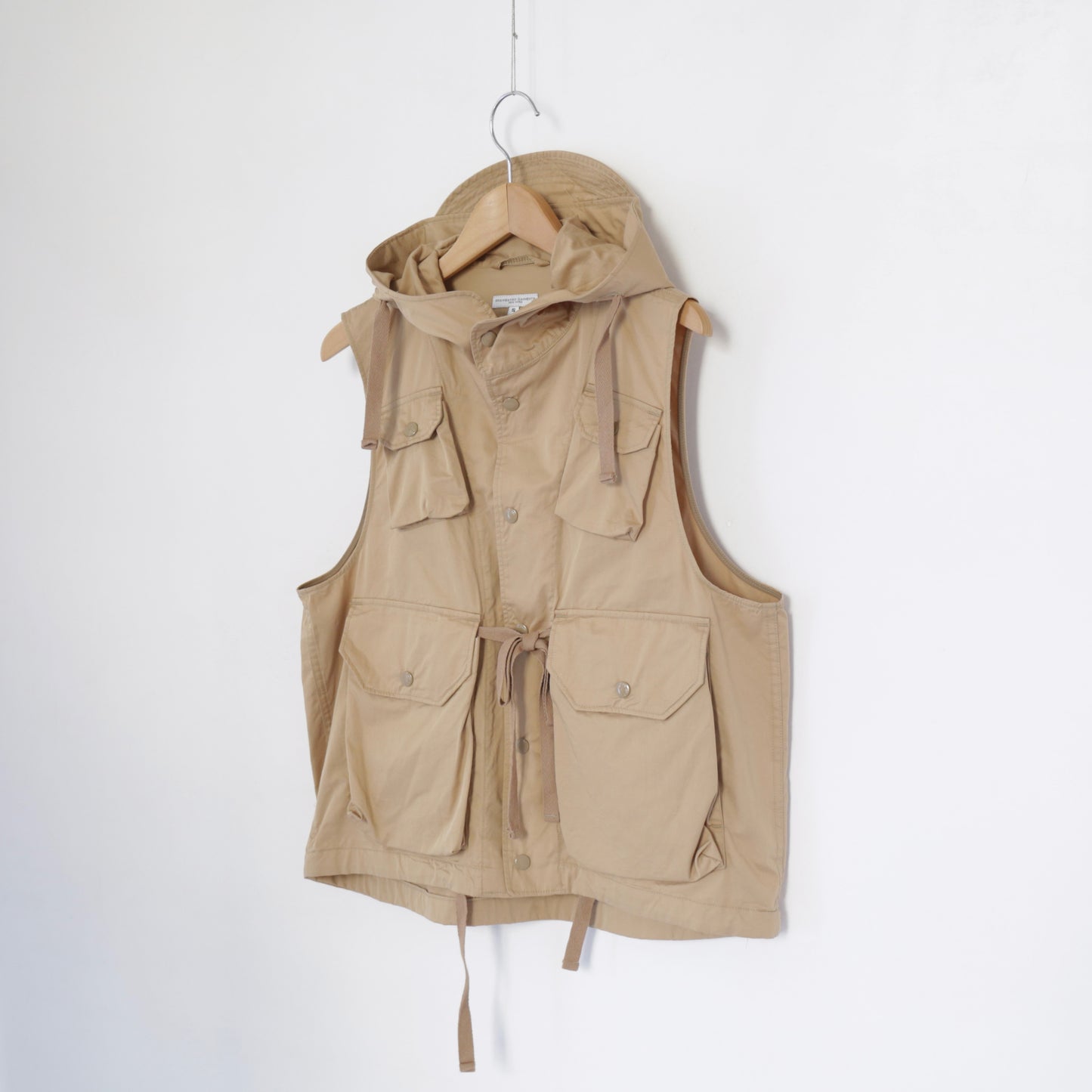 Field Vest - Cotton Super Fine Twill｜Khaki