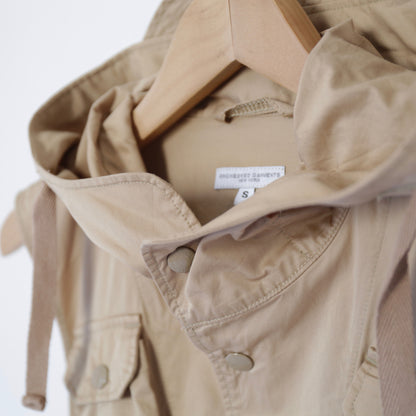 Field Vest - Cotton Super Fine Twill｜Khaki