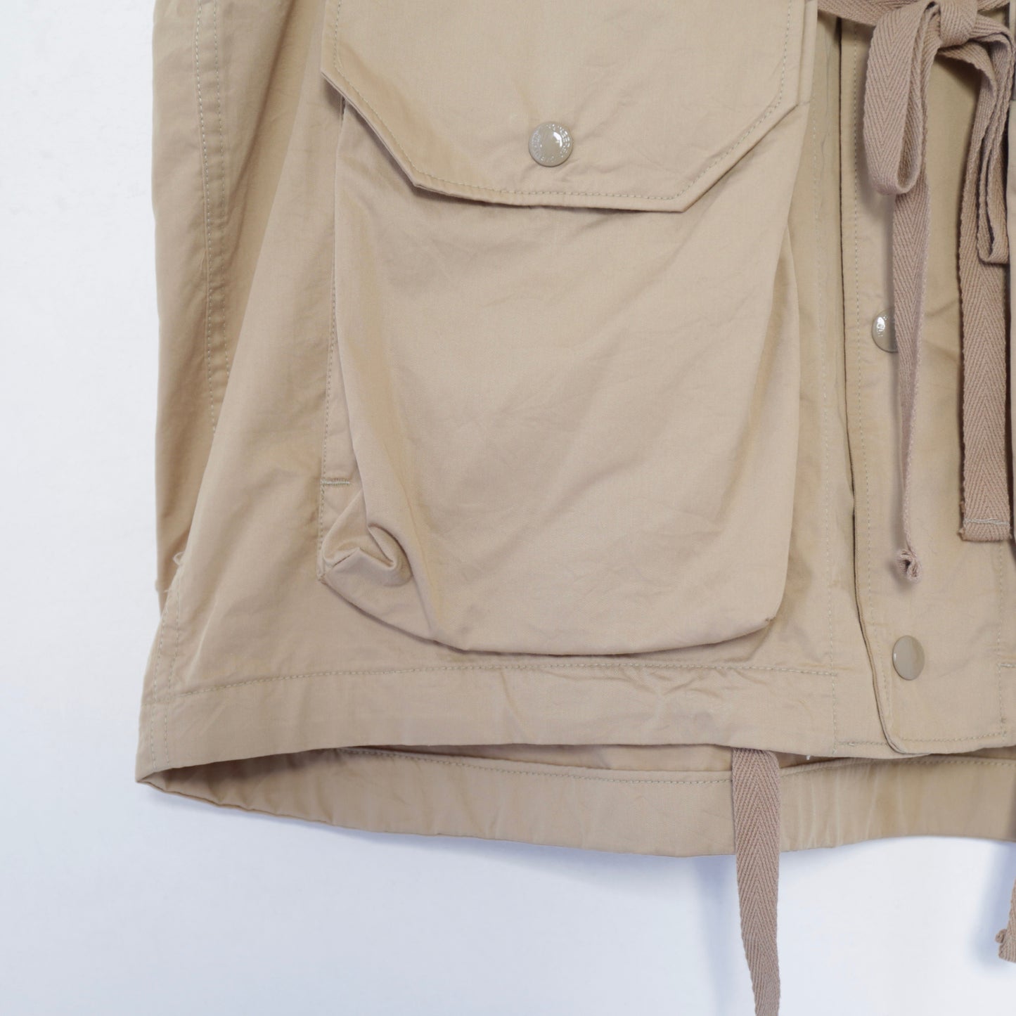 Field Vest - Cotton Super Fine Twill｜Khaki