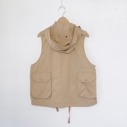 Field Vest - Cotton Super Fine Twill｜Khaki