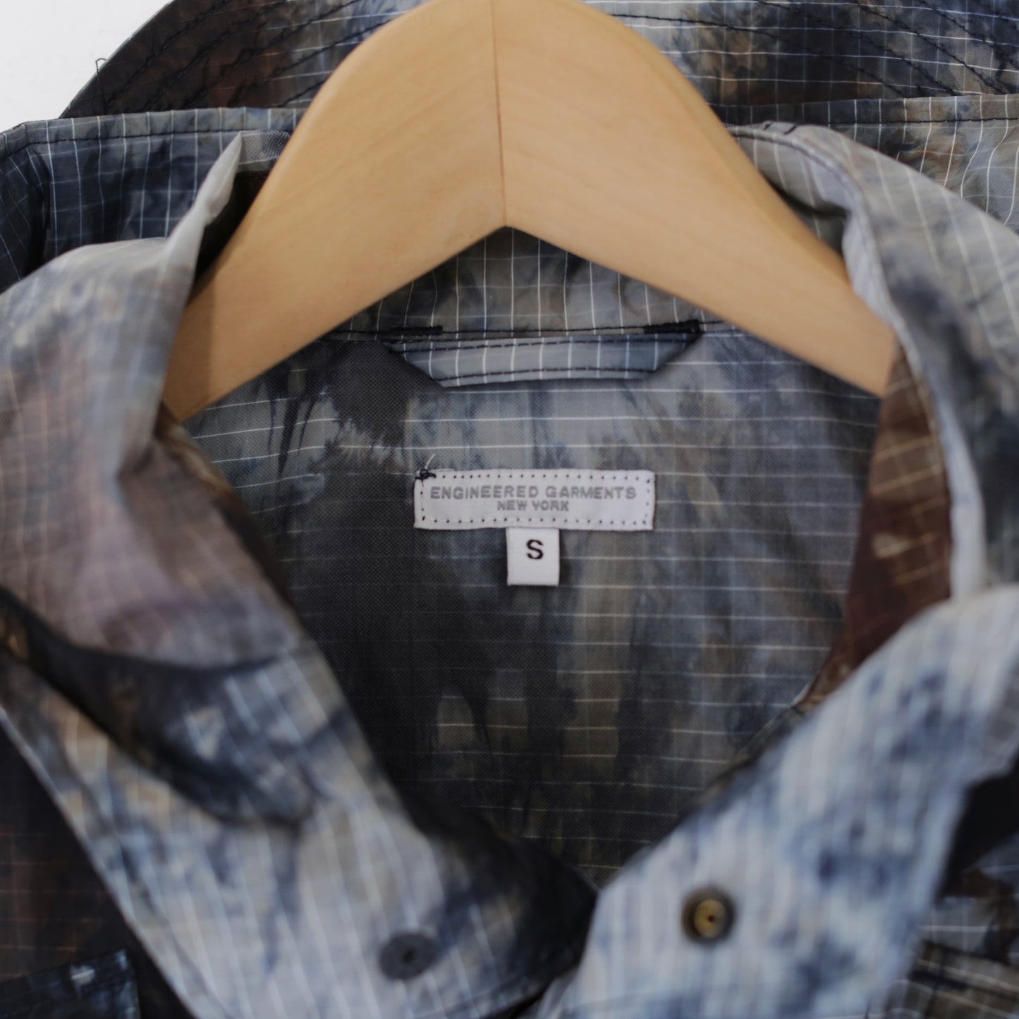 Field Vest - Nylon Tiedye Print Ripstop｜Navy