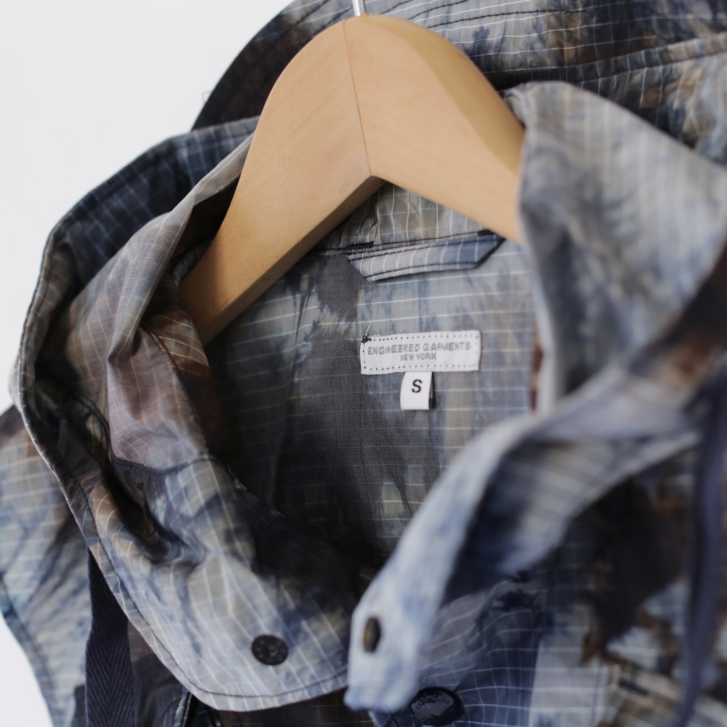 Field Vest - Nylon Tiedye Print Ripstop｜Navy