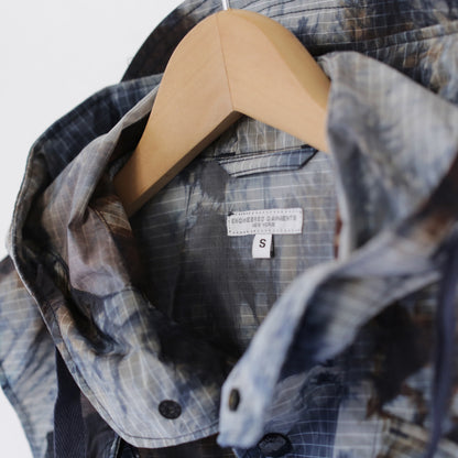 Field Vest - Nylon Tiedye Print Ripstop｜Navy