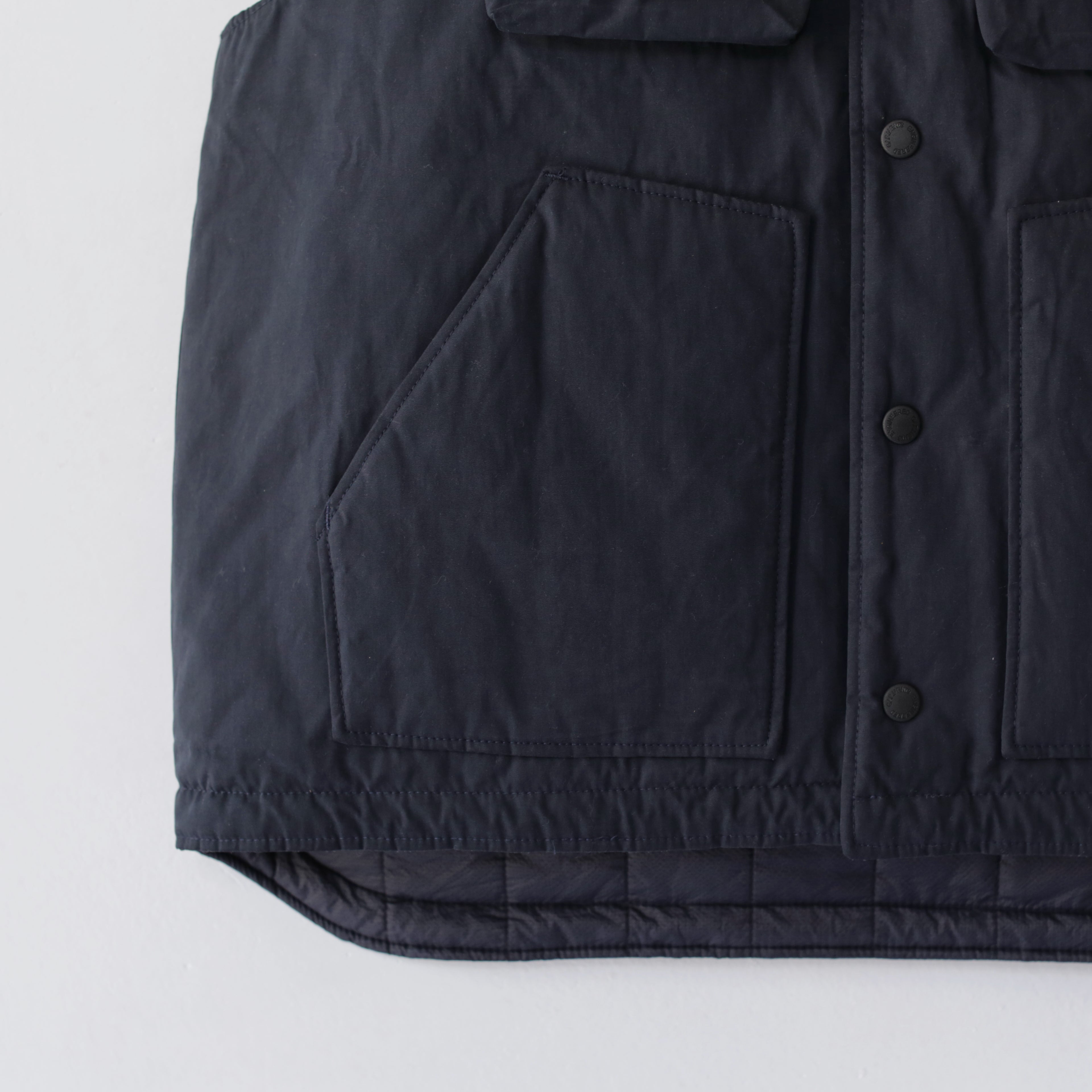 Field Vest - PC Coated Cloth｜Dk.Navy – everly