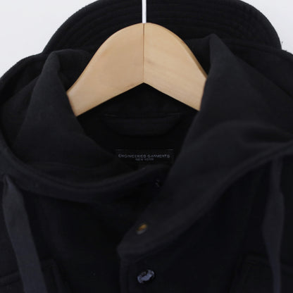 Field Vest - Polyester Fake Melton｜Black