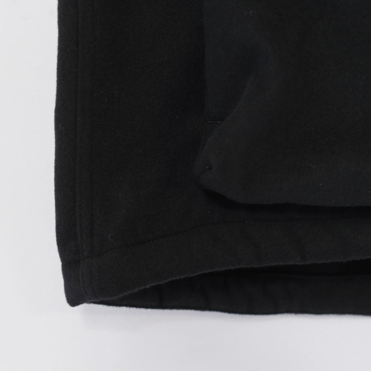 Field Vest - Polyester Fake Melton｜Black