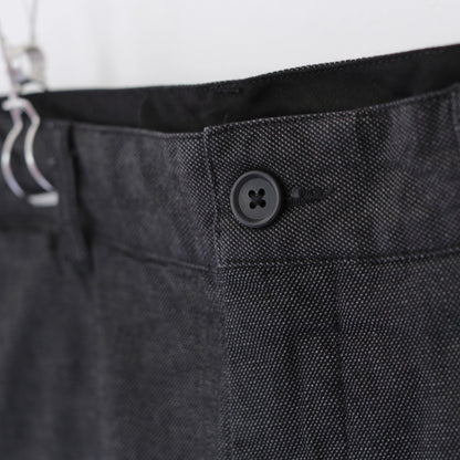 Ghurka Shorts - Cotton Heavy Oxford｜Charcoal