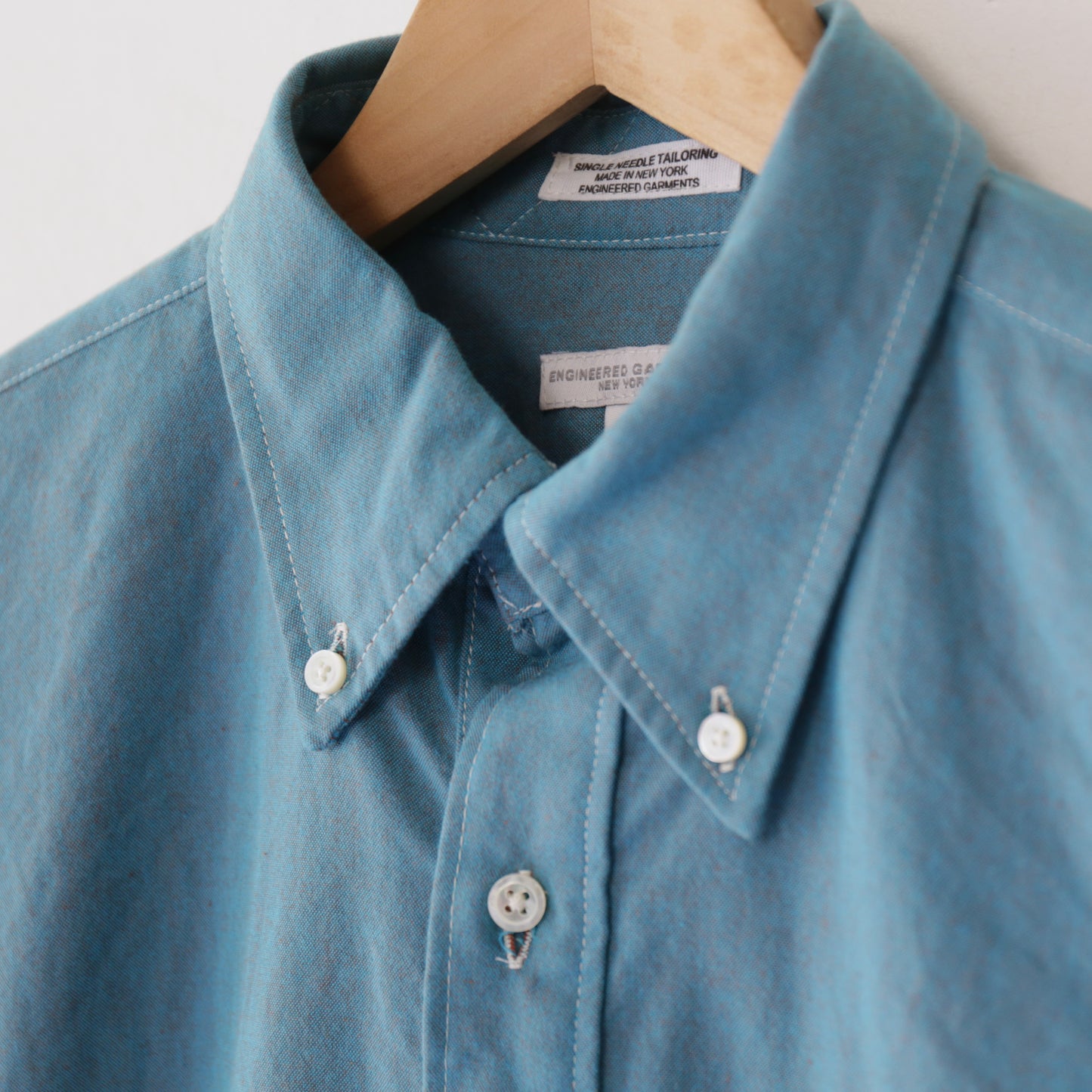 IVY BD Shirt - Cotton Iridescent｜Jade