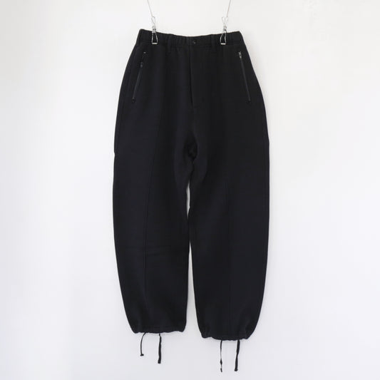 Knit Leisure Pant - 12oz Cotton Fleece｜Black