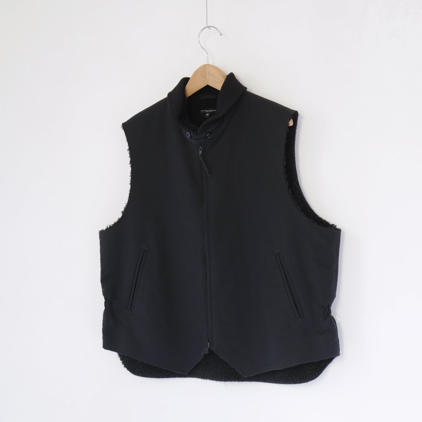 LL Vest - Cotton Double Cloth｜Black