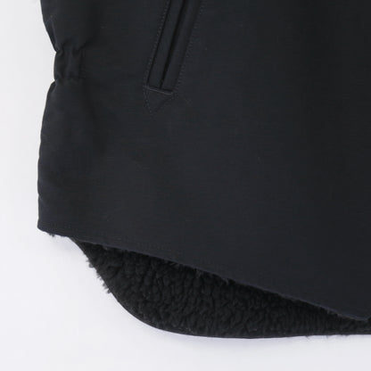 LL Vest - Cotton Double Cloth｜Black