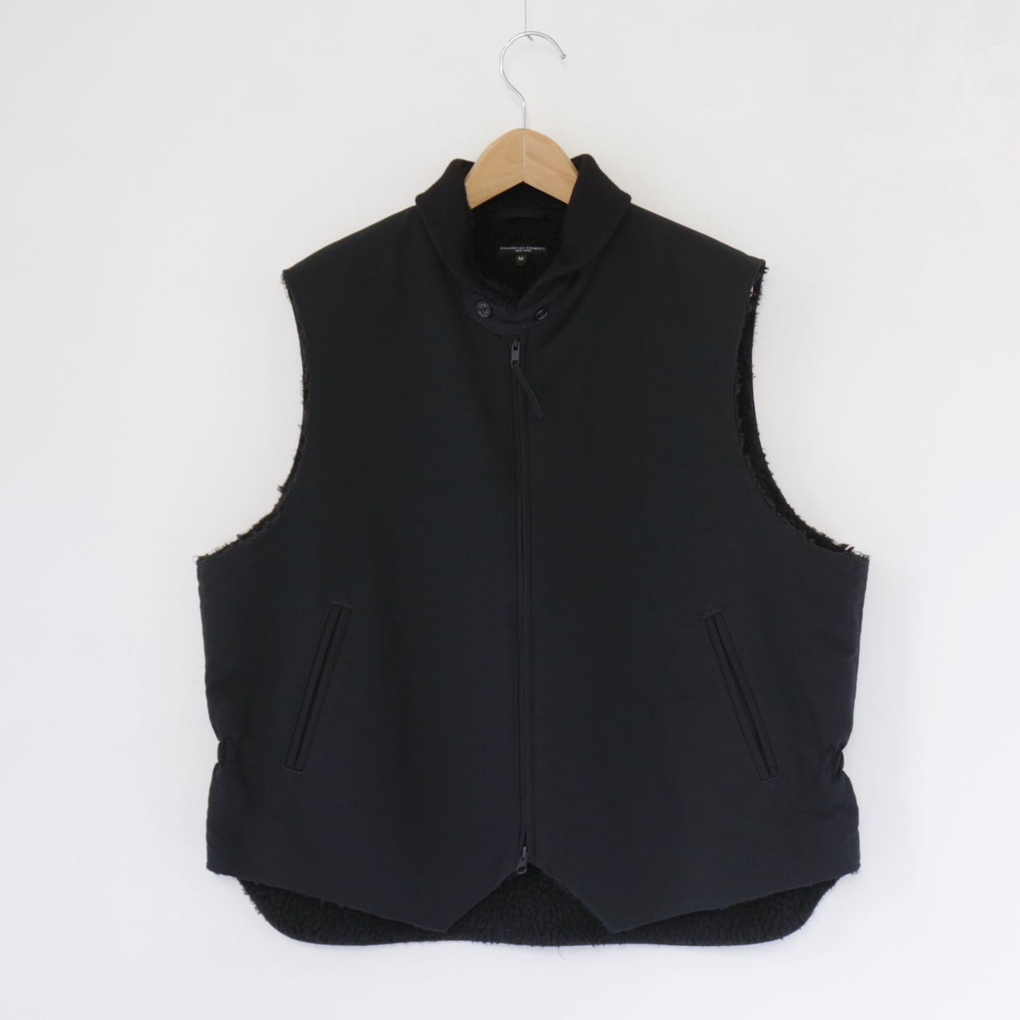 LL Vest - Cotton Double Cloth｜Black