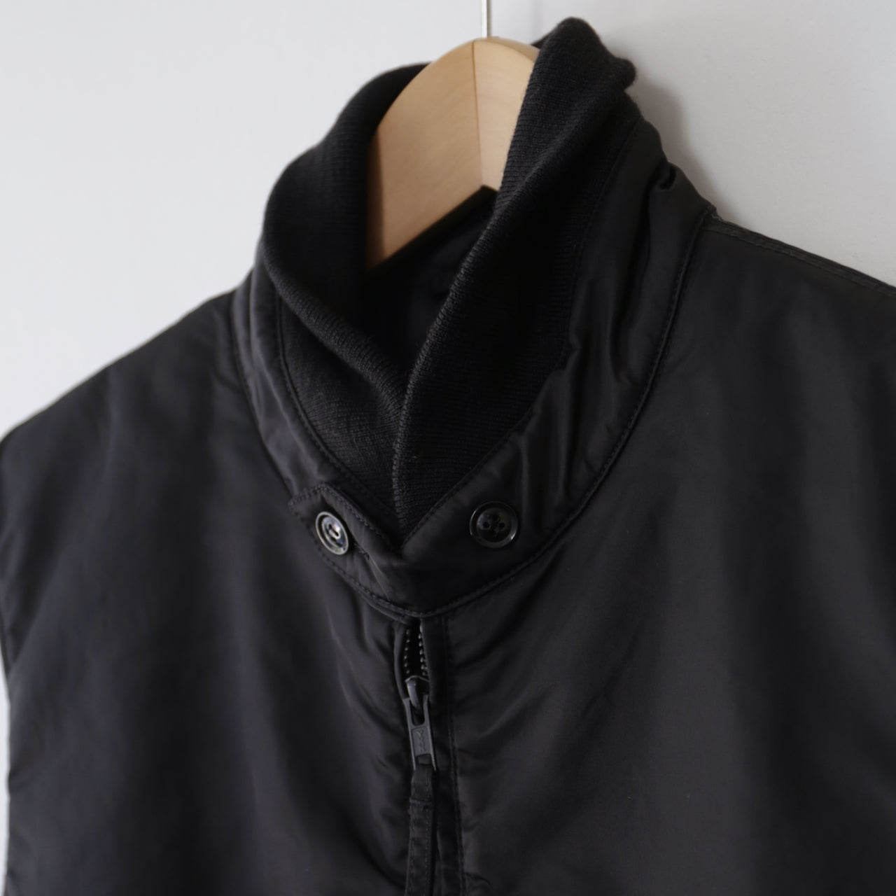 LL Vest - Flightsatin nylon｜Black – everly