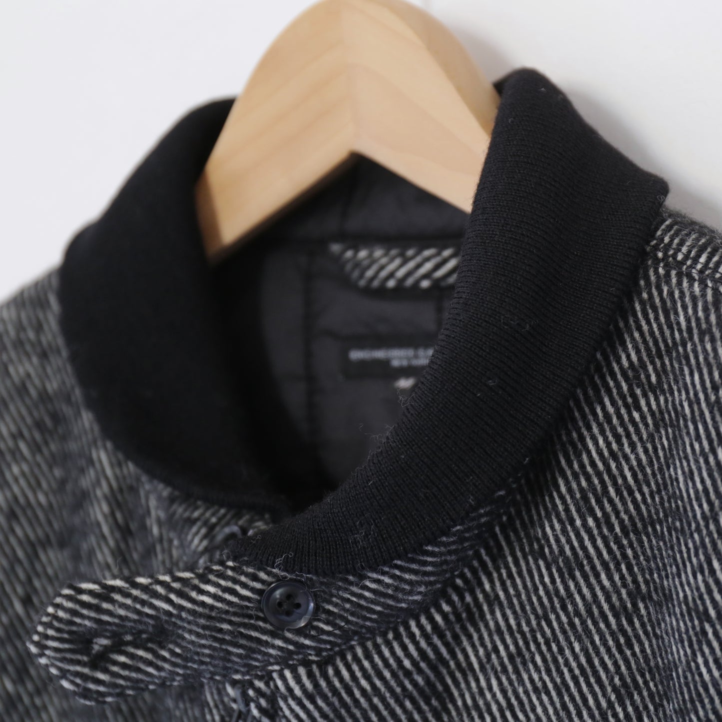 LL Vest - Wool Shaggy Twill｜Black