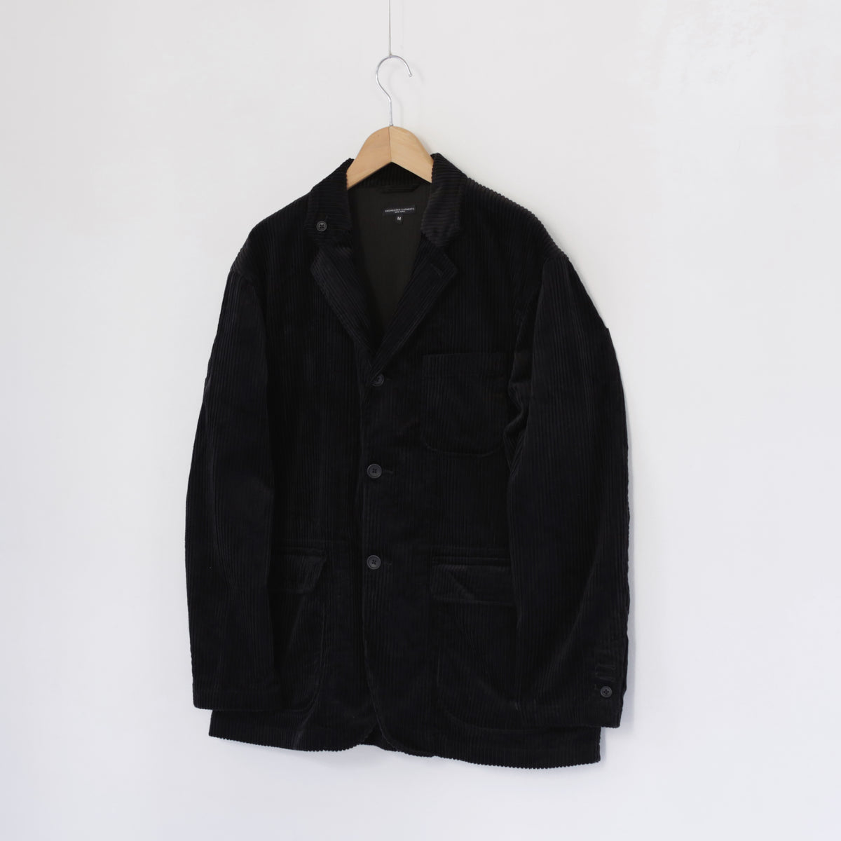 Loiter Jacket - Cotton 4.5W Corduroy｜Black