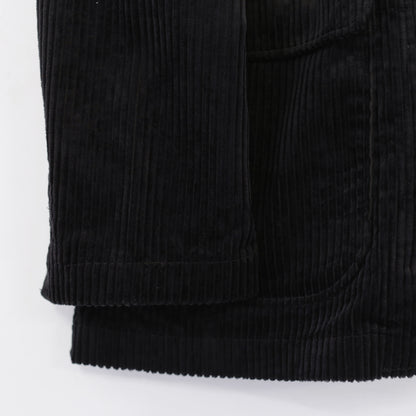 Loiter Jacket - Cotton 4.5W Corduroy｜Black