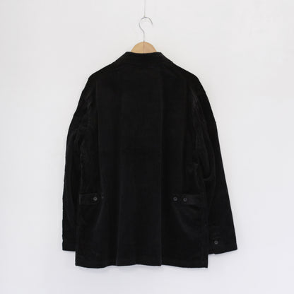 Loiter Jacket - Cotton 4.5W Corduroy｜Black
