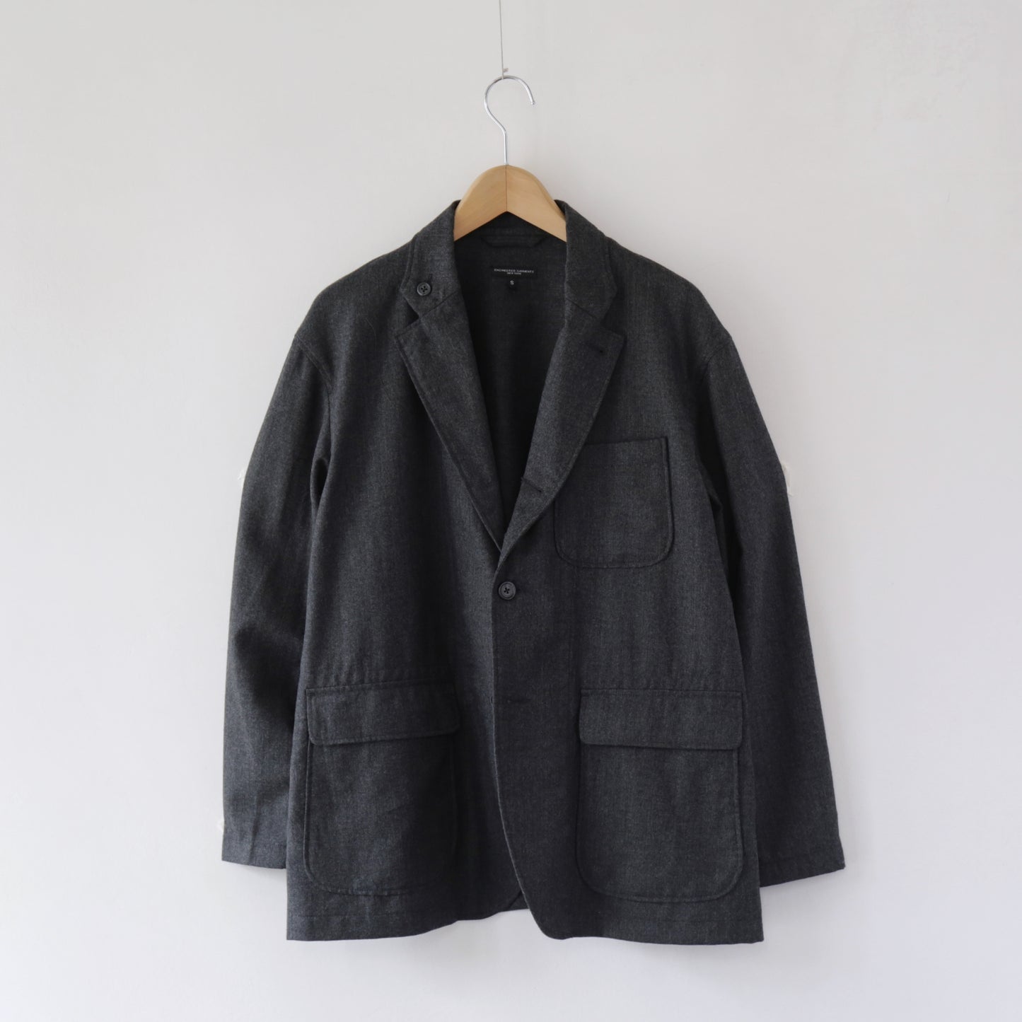 Loiter Jacket - Highcount Worsted Wool｜Charcoal