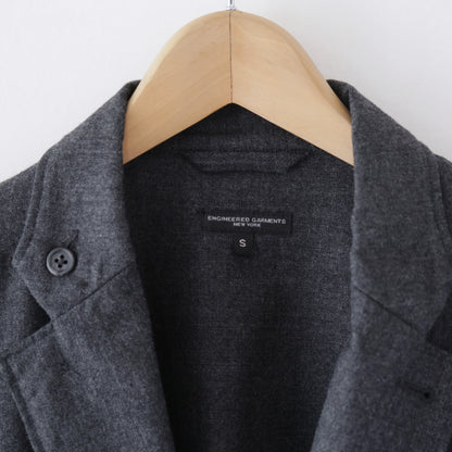 Loiter Jacket - Highcount Worsted Wool｜Charcoal