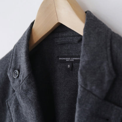 Loiter Jacket - Highcount Worsted Wool｜Charcoal