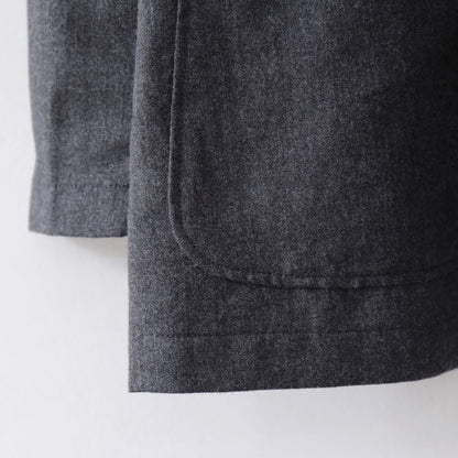 Loiter Jacket - Highcount Worsted Wool｜Charcoal