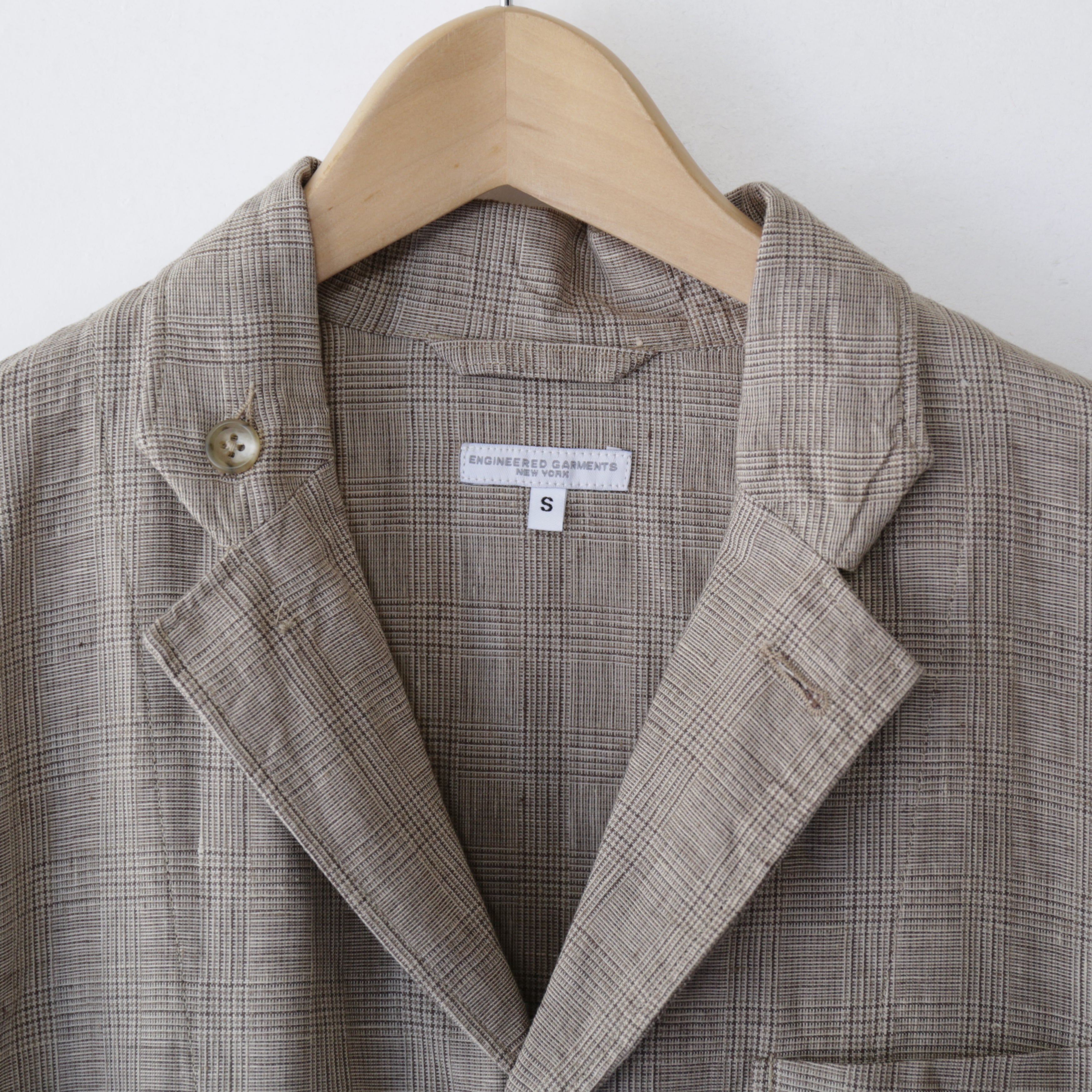 EG / LOITER JACKET – CL GLEN PLAID Grey Engineered Garments Loiter Jacket | Details & Styling