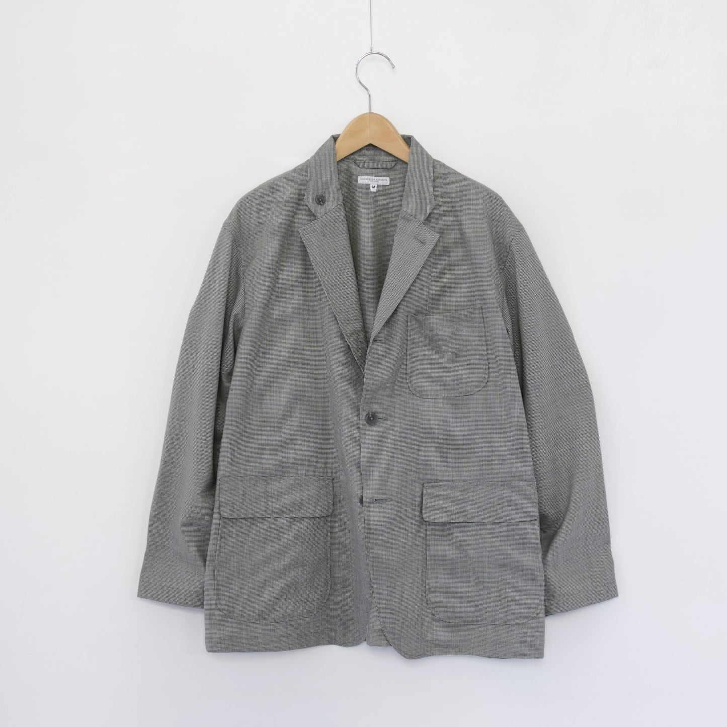 Loiter Jacket - Micro Houndstooth Tropiical Wool｜Grey