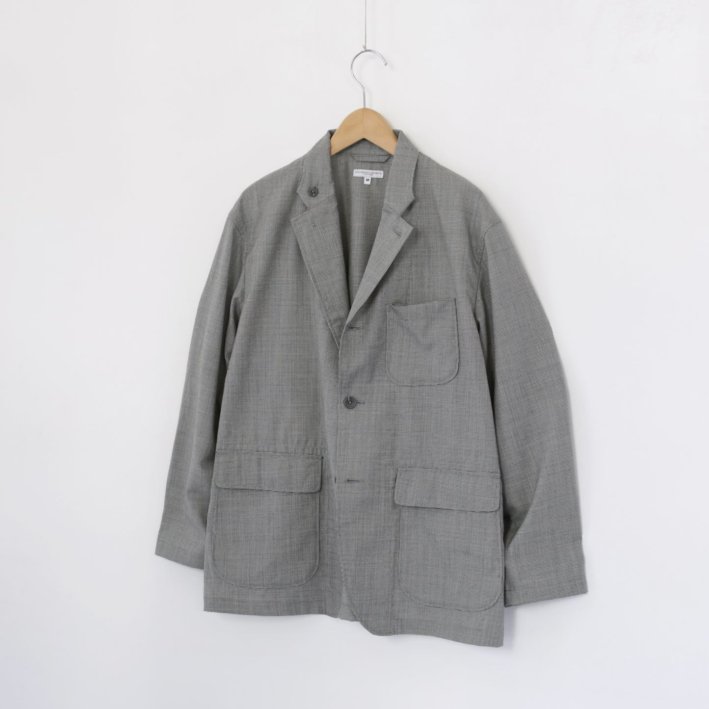 Loiter Jacket - Micro Houndstooth Tropiical Wool｜Grey
