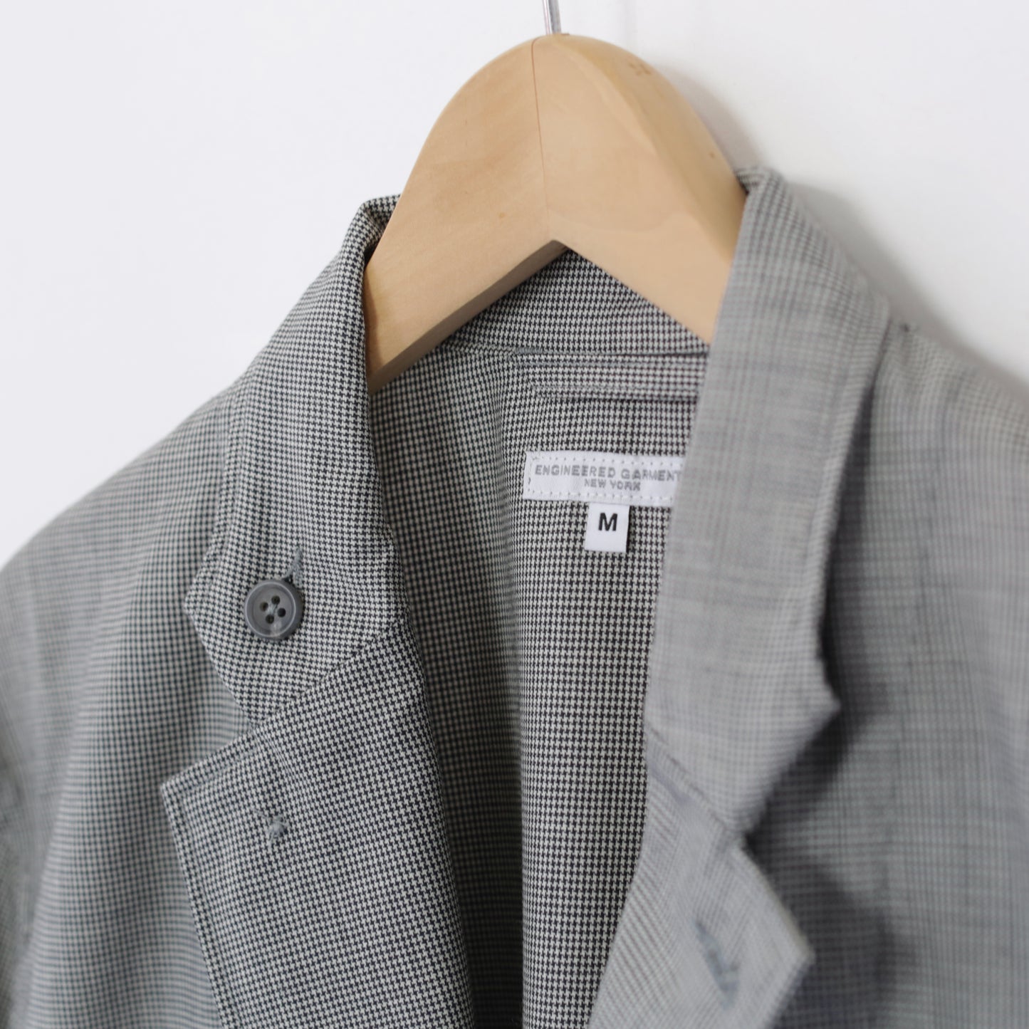 Loiter Jacket - Micro Houndstooth Tropiical Wool｜Grey
