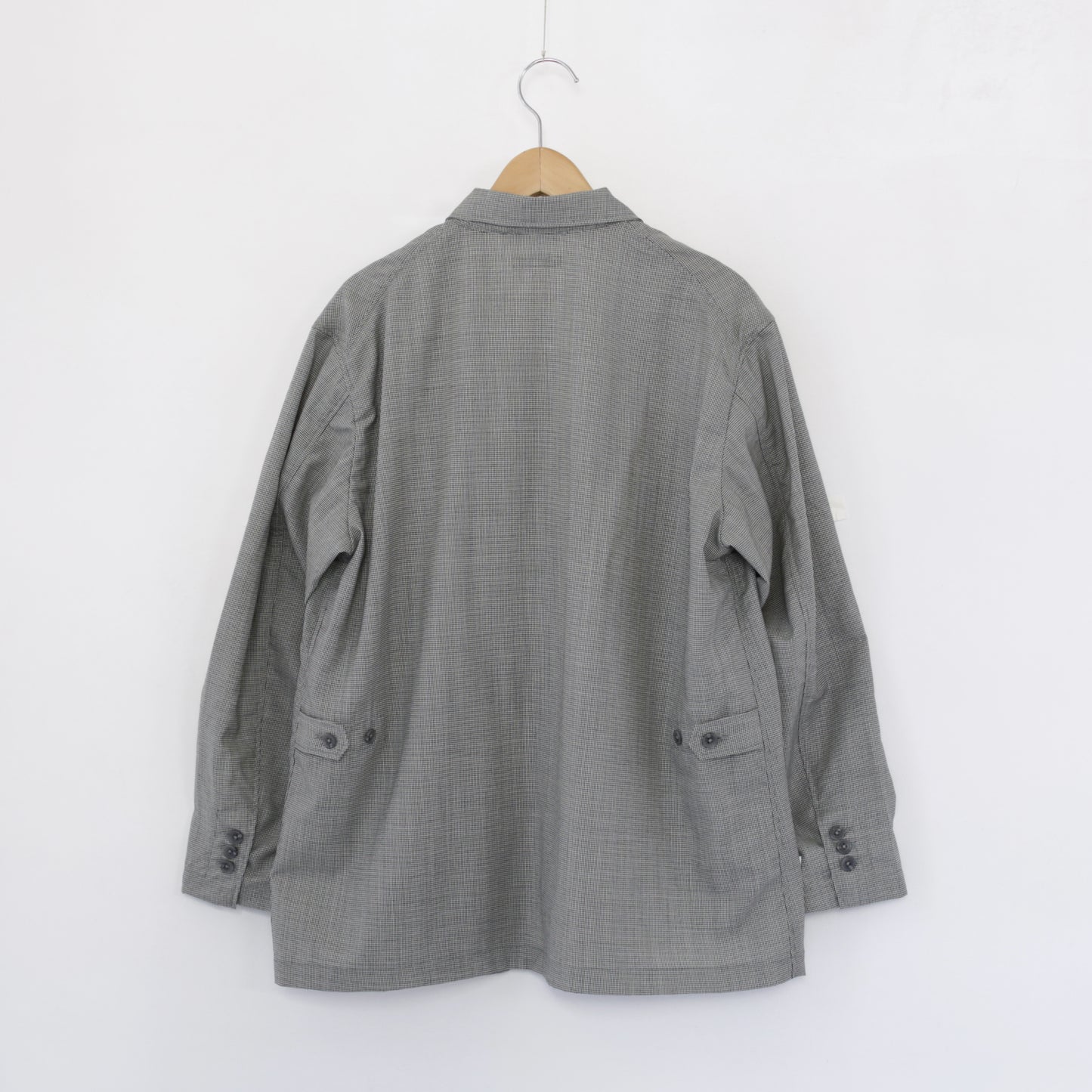 Loiter Jacket - Micro Houndstooth Tropiical Wool｜Grey