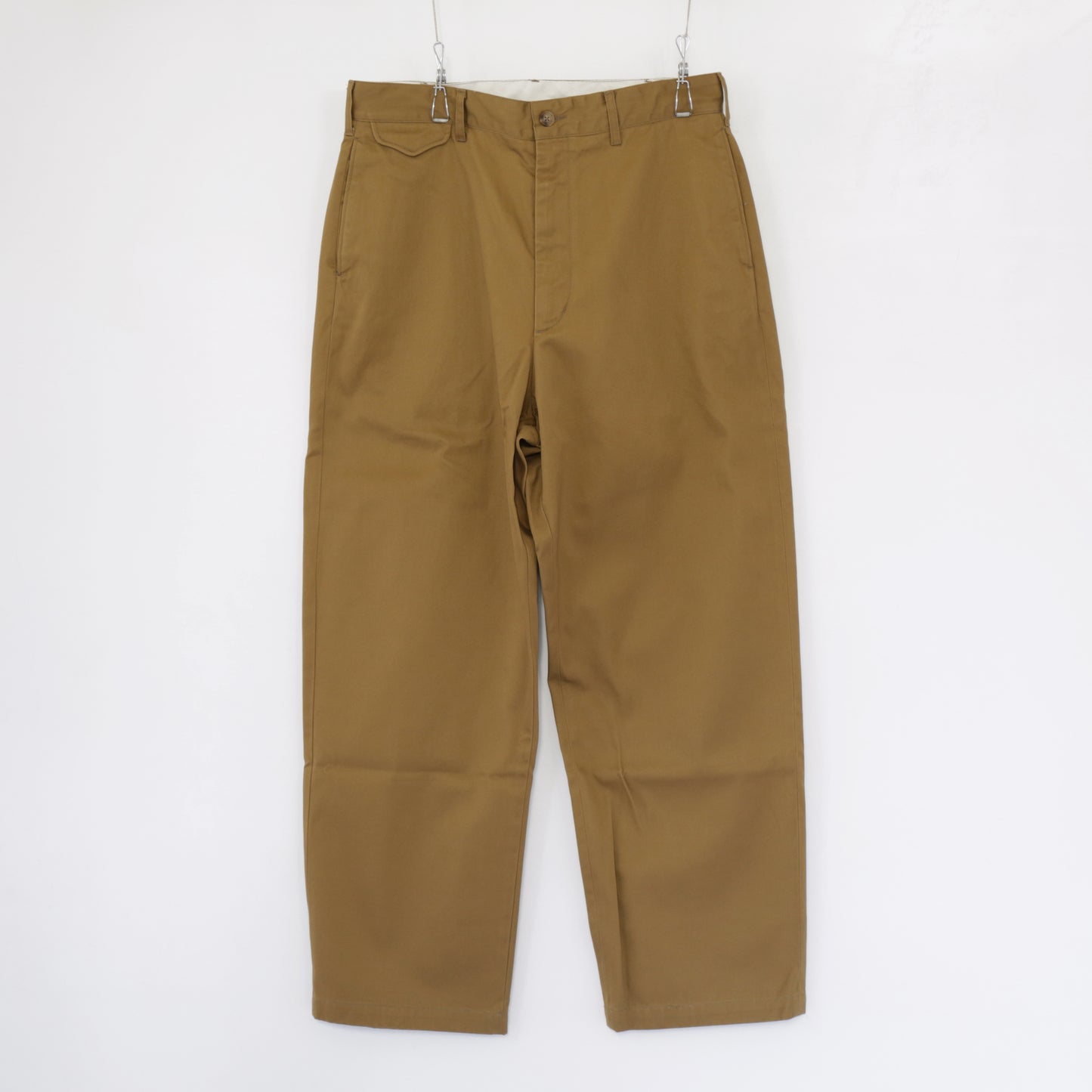 Officer Pant - Cotton H.C Heavy Twill｜Camel