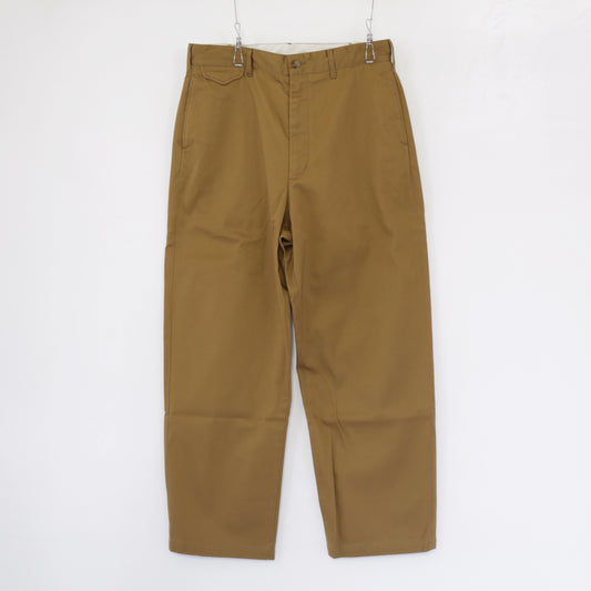Officer Pant - Cotton H.C Heavy Twill｜Camel