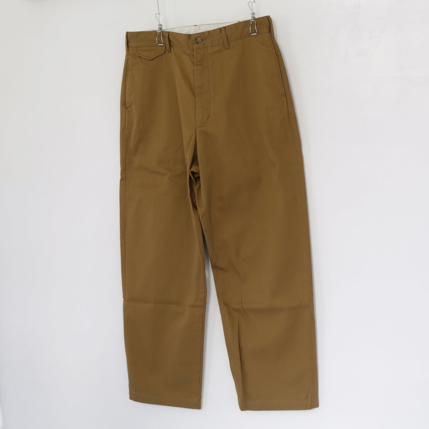 Officer Pant - Cotton H.C Heavy Twill｜Camel