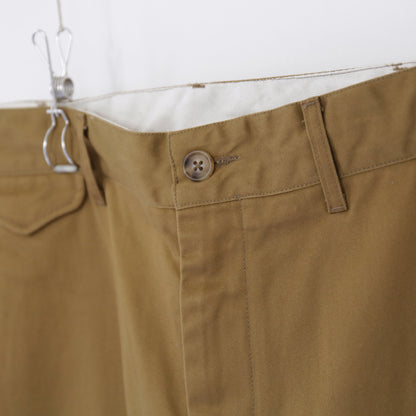Officer Pant - Cotton H.C Heavy Twill｜Camel