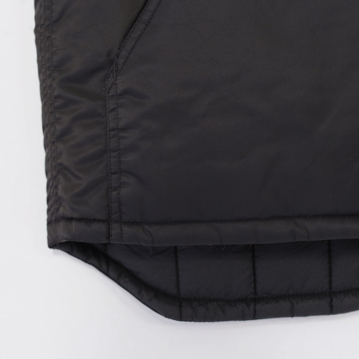 Over Vest - Flight Satin Nylon｜Black