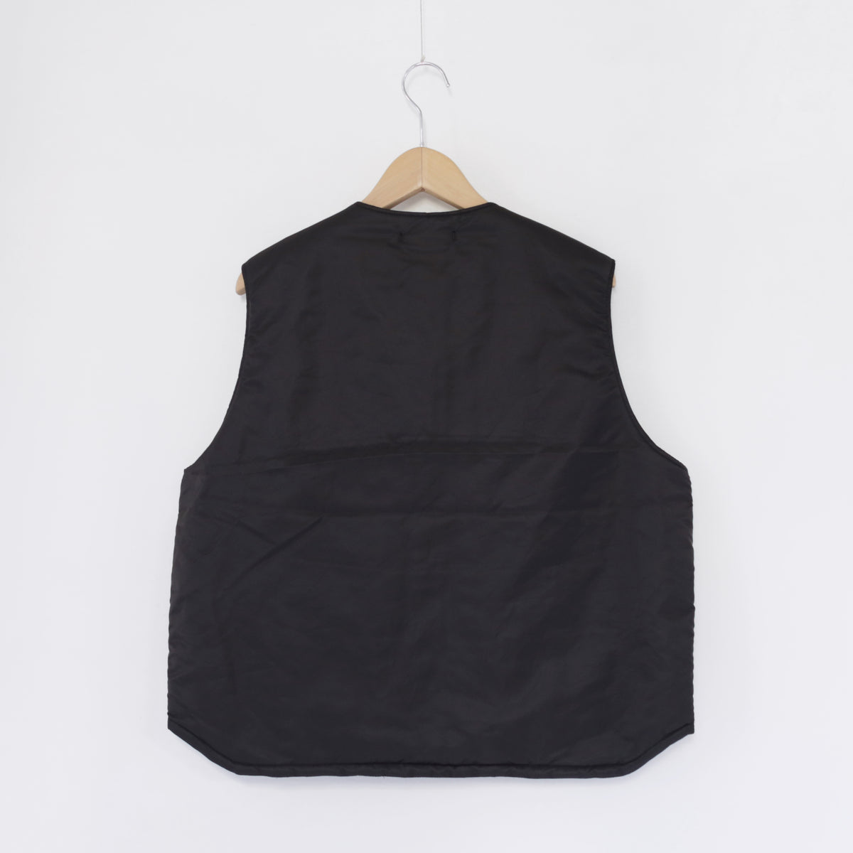 Over Vest - Flight Satin Nylon｜Black