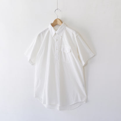 Popover BD Shirt - Tone&Tone Seersucker｜White