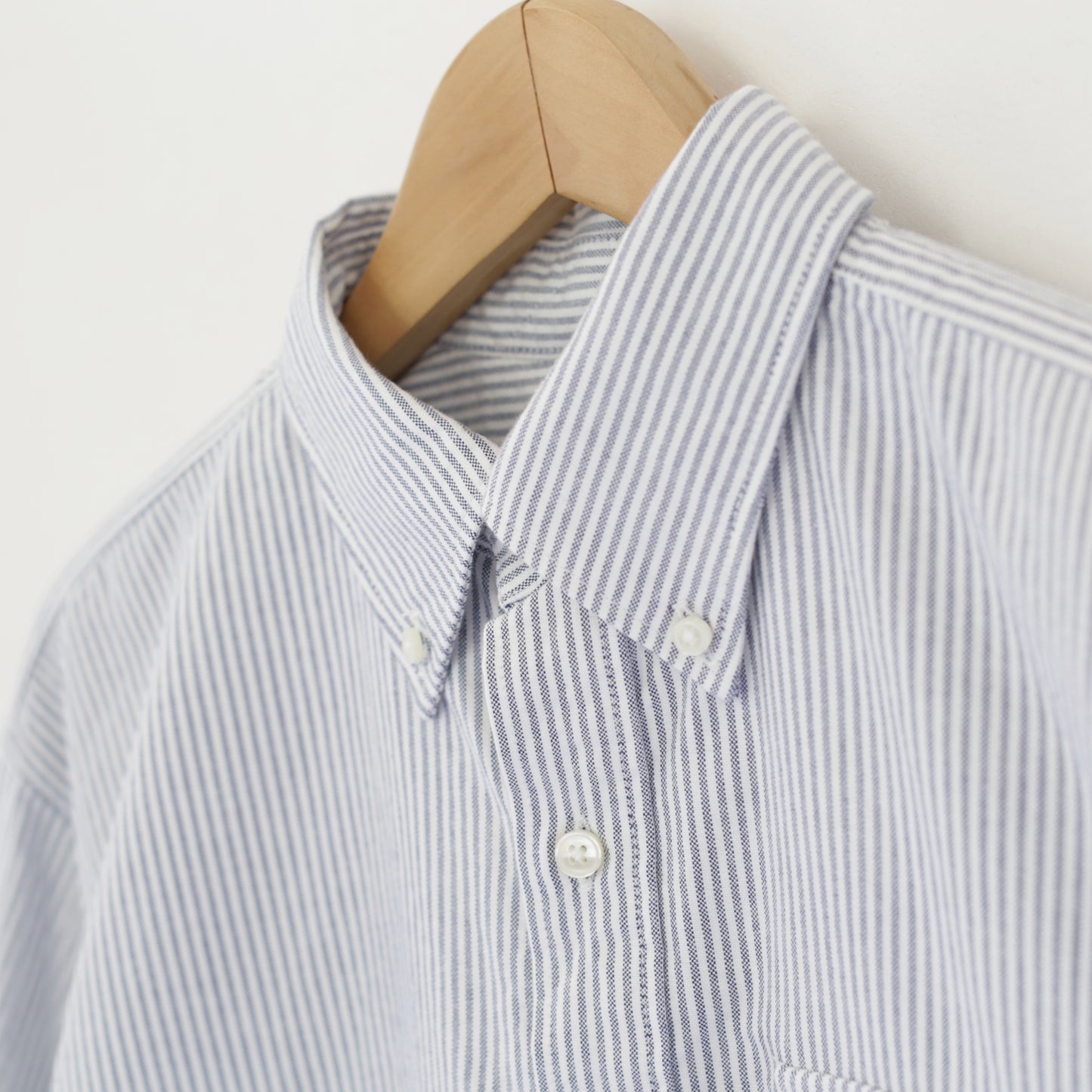 Popover Shirt - Cotton Candy Stripe｜Blue