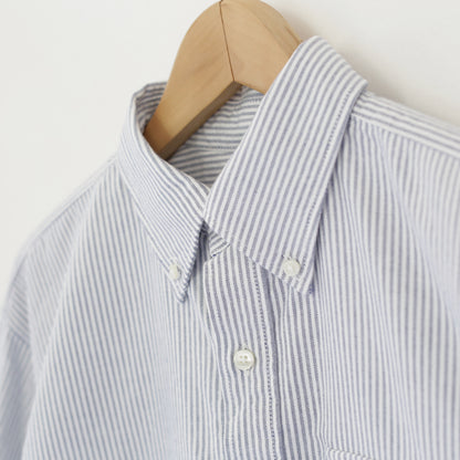Popover Shirt - Cotton Candy Stripe｜Blue