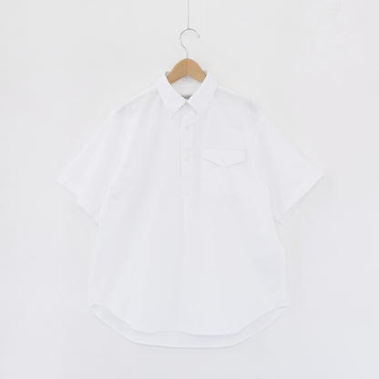 Popover Shirt - Cotton Oxford｜White