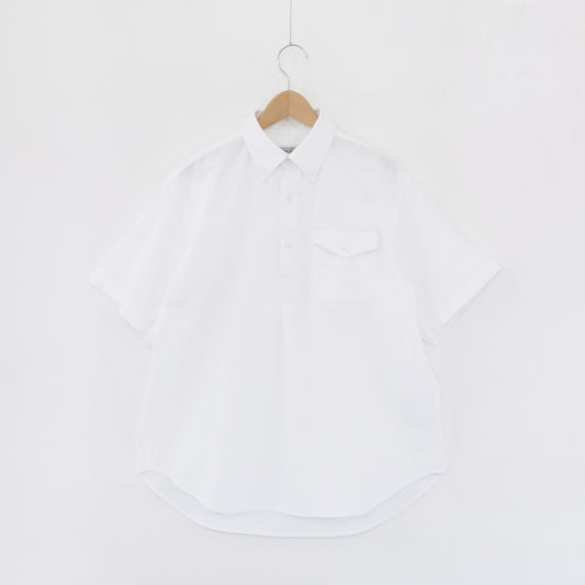 Popover Shirt - Cotton Oxford｜White