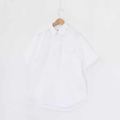 Popover Shirt - Cotton Oxford｜White