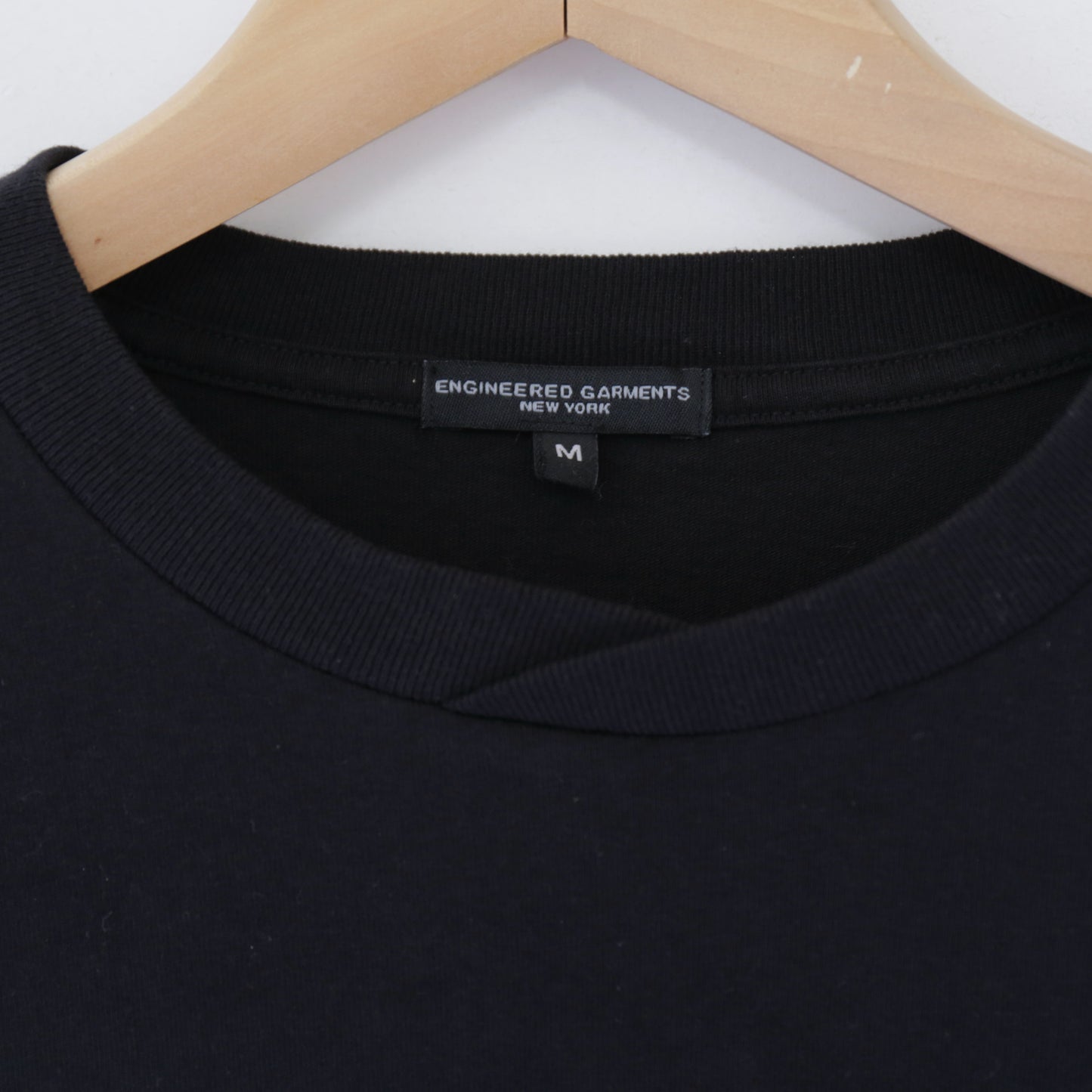 Printed Cross Crewneck L/S T - NY｜Black