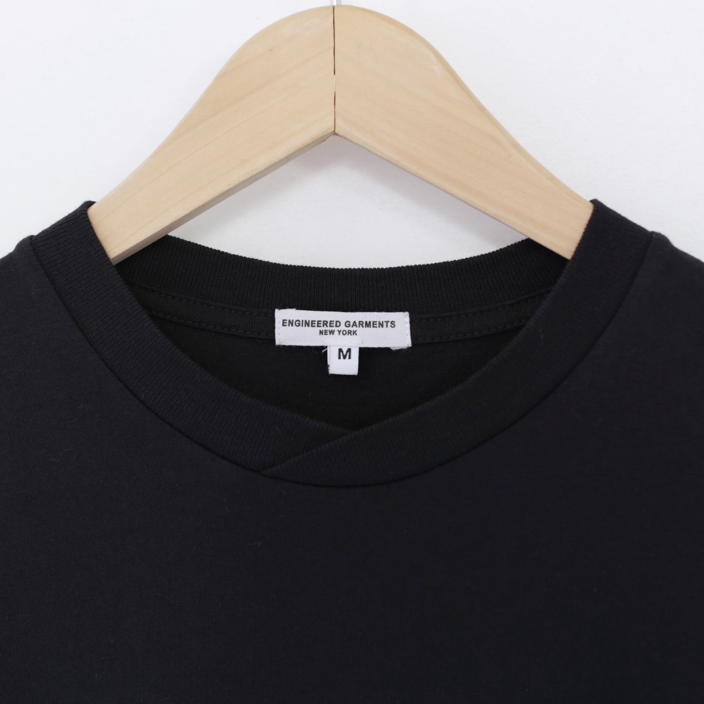 Printed Cross Crewneck T - Flower｜Black