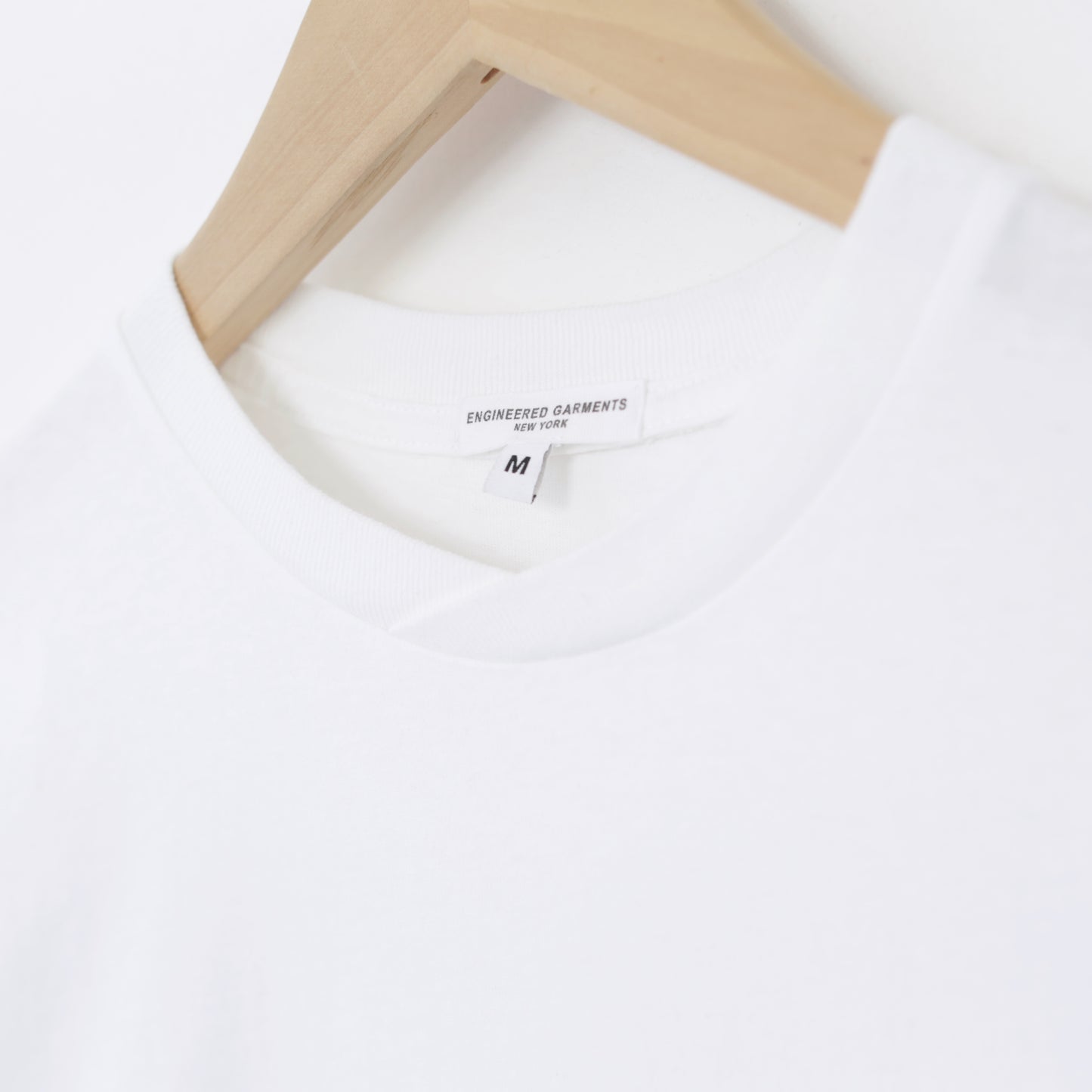 Printed cross crewneck T - Flower｜White
