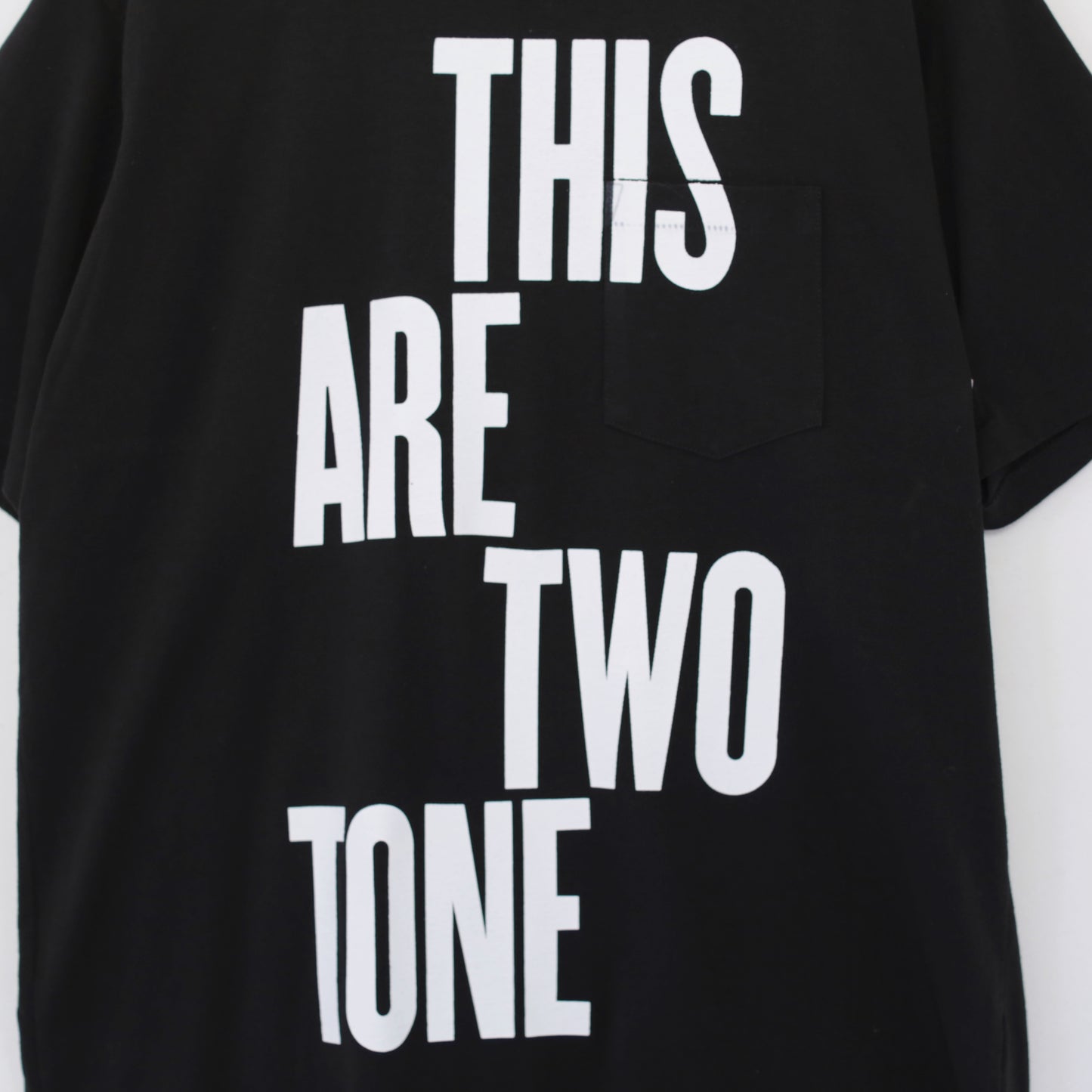 Printed Cross Crewneck T - This Are｜Black